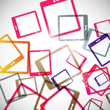 Abstract background: tablet 스톡 일러스트