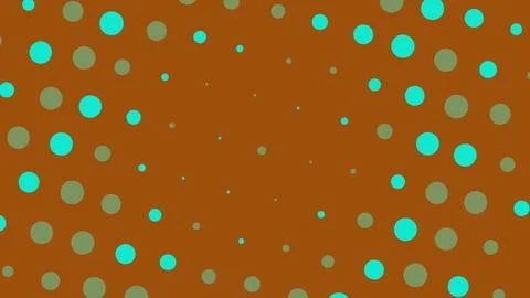 Abstract background with teal and grey dots on brown Stock Illustration