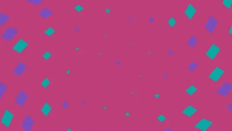 Abstract background with teal and purple diamond shapes イラスト素材