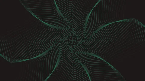 Abstract Background with Teal Lines and a 3D Effect Stock Footage 301794906