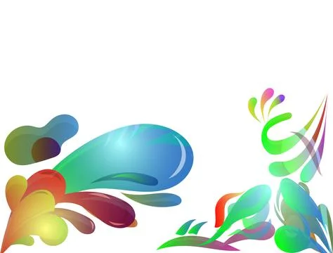 Abstract background with teardrop shaped Stock Illustration