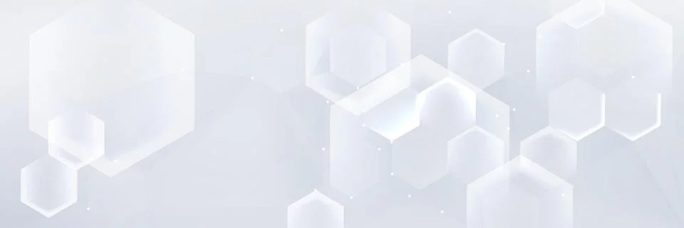 Abstract background with tech hexagonal pattern Stock Illustration