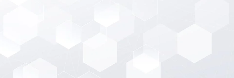 Abstract background with tech hexagonal pattern Stock Illustration