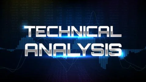 Abstract background of technical analysis trading stock market MACD indicator Stock Illustration