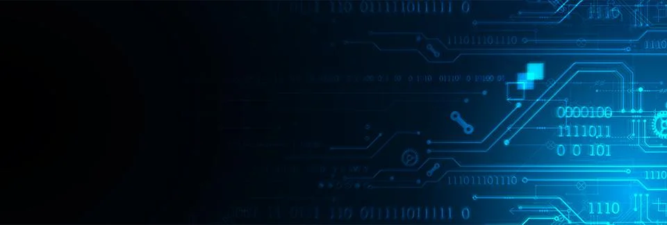 Abstract background on technological and scientific topics. Various techno de Stock Illustration