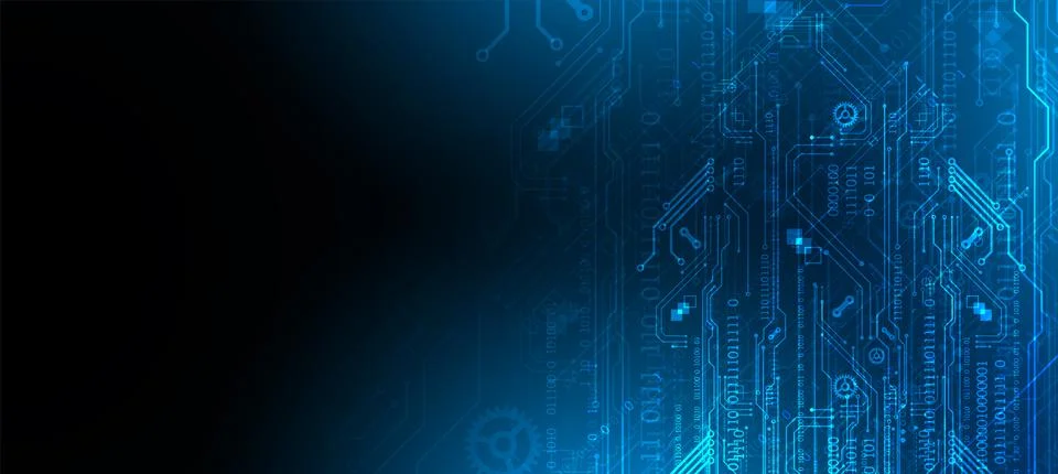 Abstract background on technological and scientific topics. Various techno de Illustrazione stock