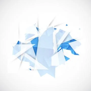 Abstract background with technological blue elements. Stock Illustration