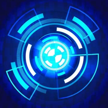 Abstract background of technological innovation. Stock Illustration