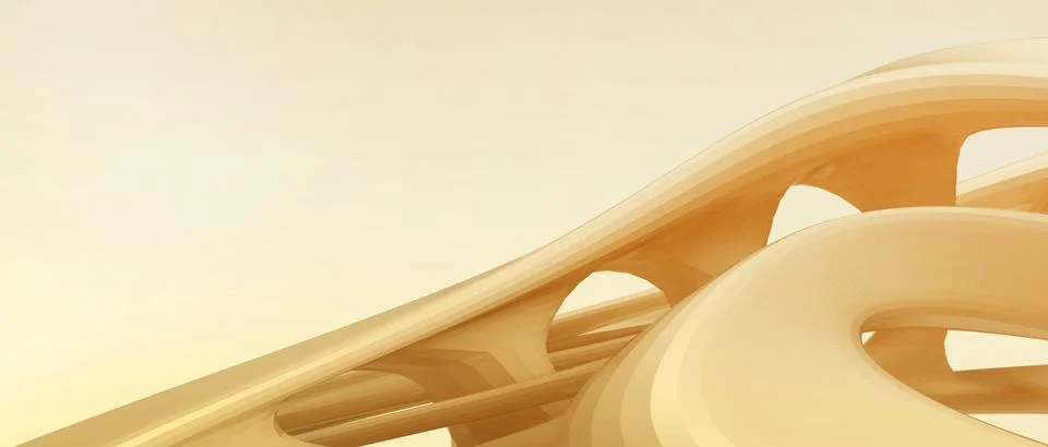 Abstract Background. Technology and science Innovation on yellow for Developing Stock Illustration