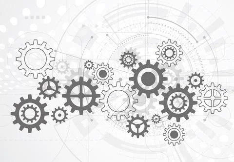 Abstract background with technology circuit board texture Stockillustratie