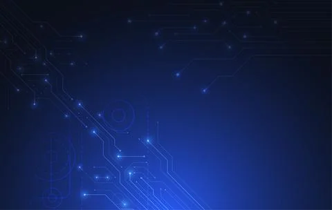 Abstract background with technology circuit board texture Illustrazione stock