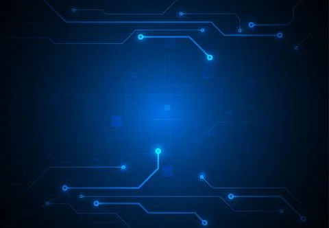 Abstract background with technology circuit board texture. Stock Illustration