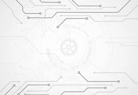 Abstract background with technology circuit board texture. Illustrazione stock