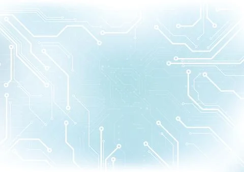 Abstract background with technology circuit board texture Stock Illustration