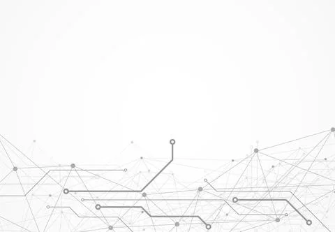 Abstract background with technology circuit board texture Stock Illustration