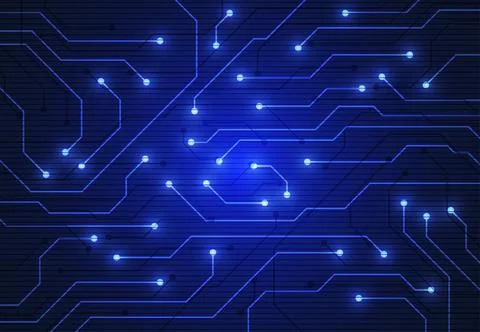 Abstract background with technology circuit board texture Illustrazione stock