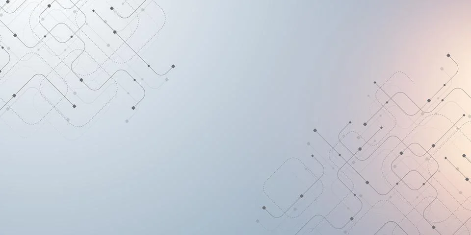 Abstract background with technology circuit board texture. Modern electronic Stock Illustration