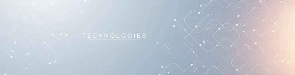 Abstract background with technology circuit board texture. Modern electronic Stock Illustration