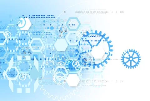 Abstract background  technology communication concept. Stock Illustration