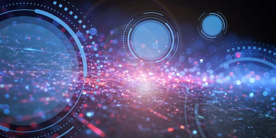 Abstract background. Technology concept and internet connection for online data Stock Illustration