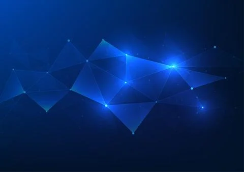 Abstract background technology connected geometric line elements It represe.. 스톡 일러스트