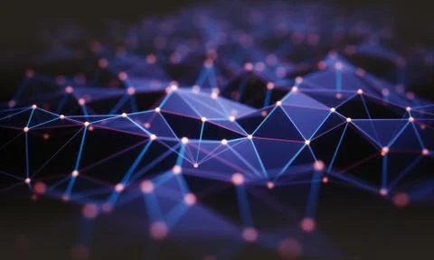 Abstract Background Technology Connection Illustrazione stock