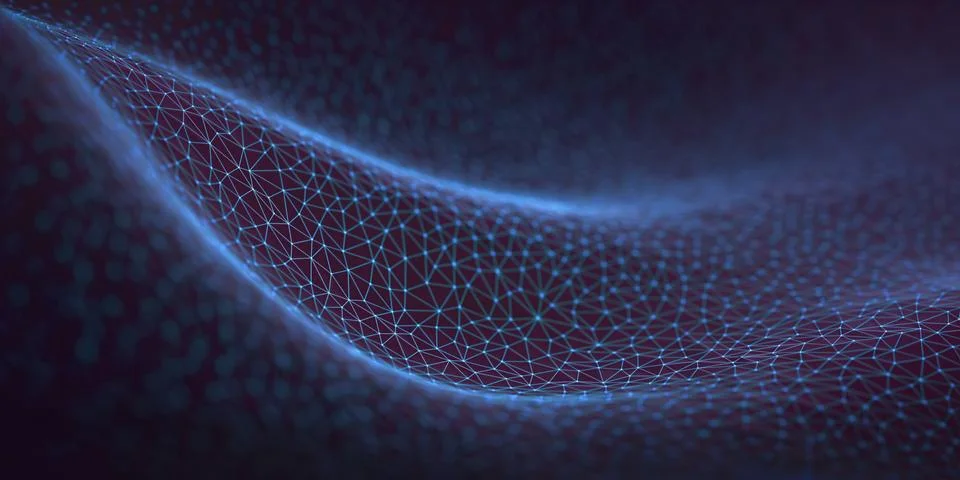 Abstract Background Technology Connection Stock-Illustration