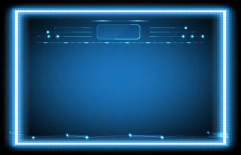 Abstract background of technology connection line dot user interface ui Illustrazione stock