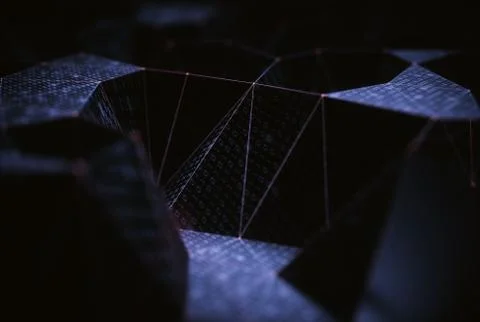 Abstract Background Technology Connections Stock Illustration