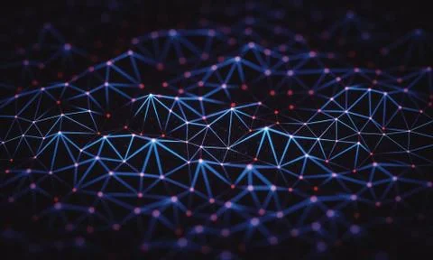 Abstract Background Technology Connections Illustrazione stock