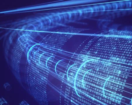 Abstract Background Technology Connections Stock Illustration