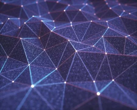 Abstract Background Technology Connections Stock Illustration