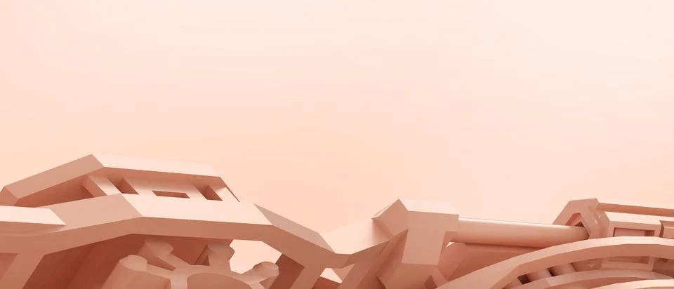 Abstract Background. technology Digital and Geometric shapes for futuristic Stock Illustration