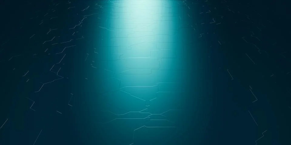 Abstract background technology electronic circuit 3D illustration Stock Illustration