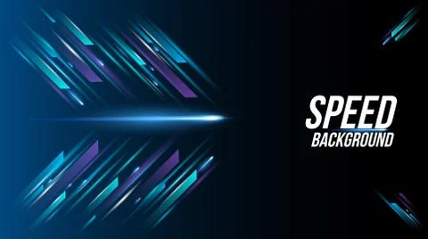 Abstract background technology high speed racing for sports of long exposure Stock Illustration