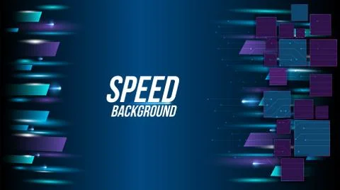 Abstract background technology high speed racing for sports of long exposure Stock Illustration