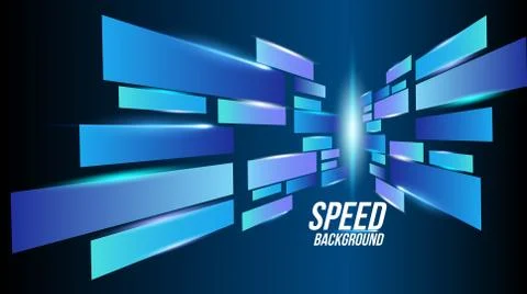 Abstract background technology high speed racing for sports of long exposure Stock Illustration