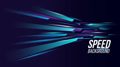 Abstract background technology high speed racing for sports of long exposure Stock Illustration