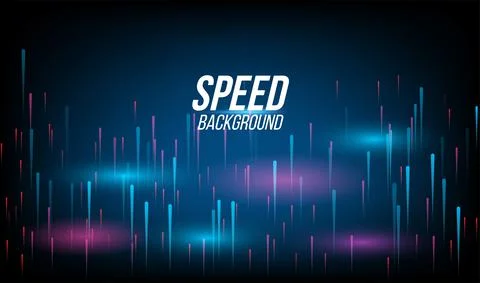 Abstract background technology high speed racing for sports of long exposure Stock Illustration