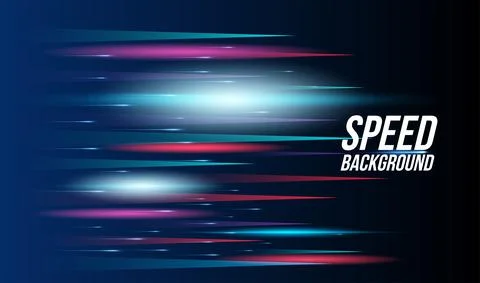 Abstract background technology high speed racing for sports of long exposure Stock Illustration