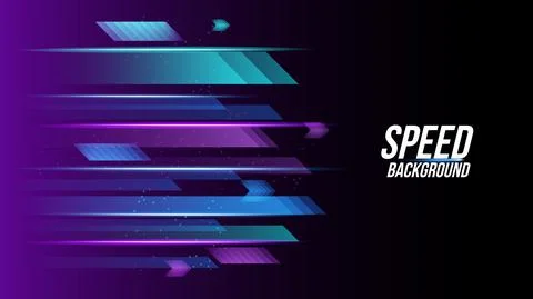 Abstract background technology high speed racing for sports of long exposure Stock Illustration