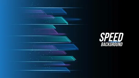 Abstract background technology high speed racing for sports of long exposure Stock Illustration
