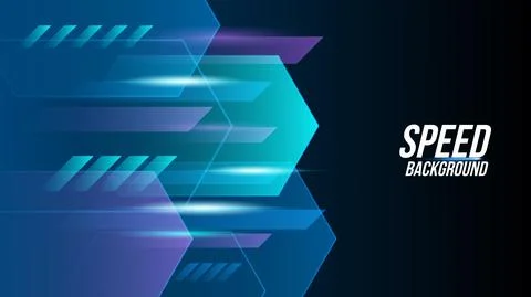 Abstract background technology high speed racing for sports of long exposure Stock Illustration