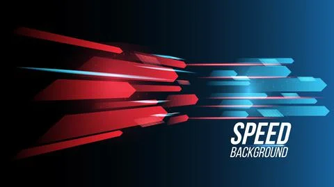 Abstract background technology high speed racing for sports of long exposure Stock Illustration