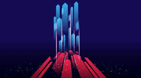 Abstract background technology high speed racing for sports of long exposure Stock Illustration