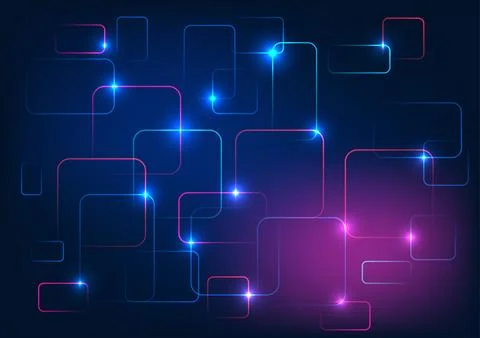 Abstract background technology holes square line lines that overlap in inte.. 스톡 일러스트