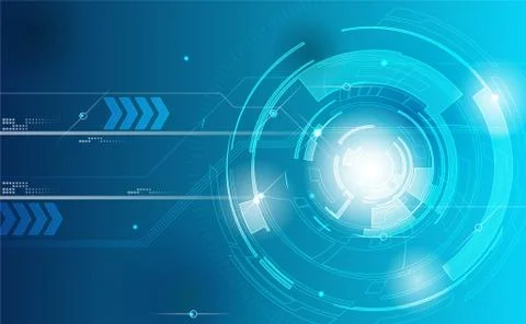 Abstract Background Technology Illustrazione stock