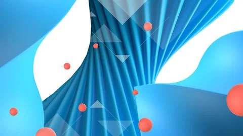 Abstract Background. Technology Metaverse and Creative Wave curves connection Stock Illustration
