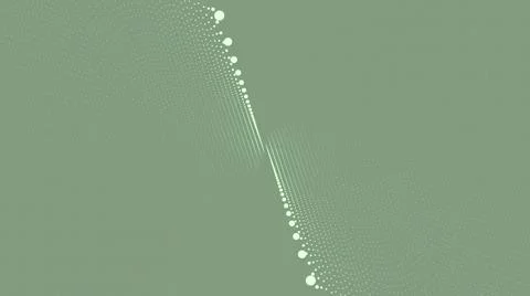 Abstract background of technology network. Animation of rotation and flying Stock Illustration