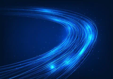 Abstract background technology Overlapping lines of light represent the tra.. 스톡 일러스트